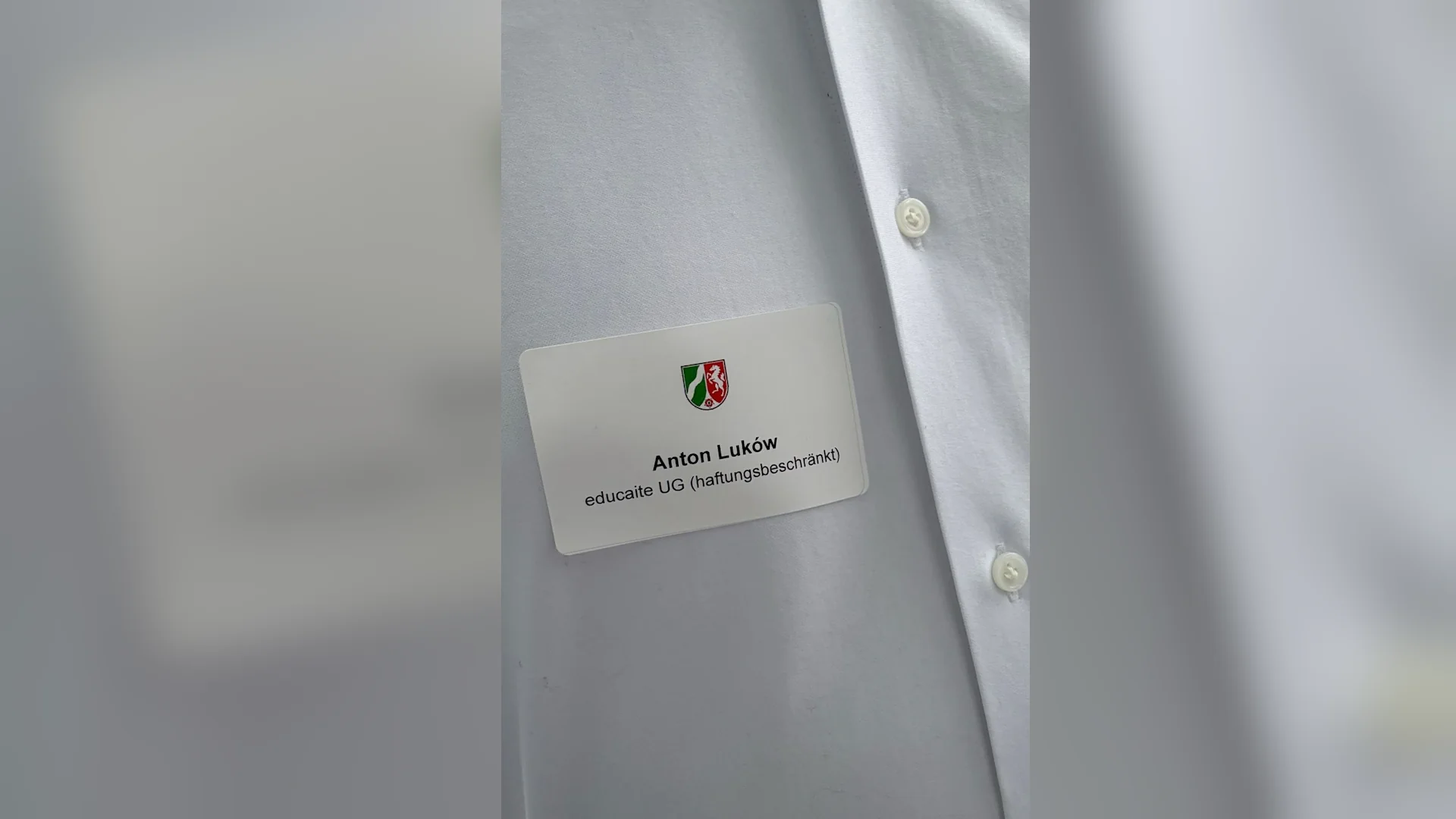 Anton Lukow von educaite auf der KI-Konferenz des Landes NRW